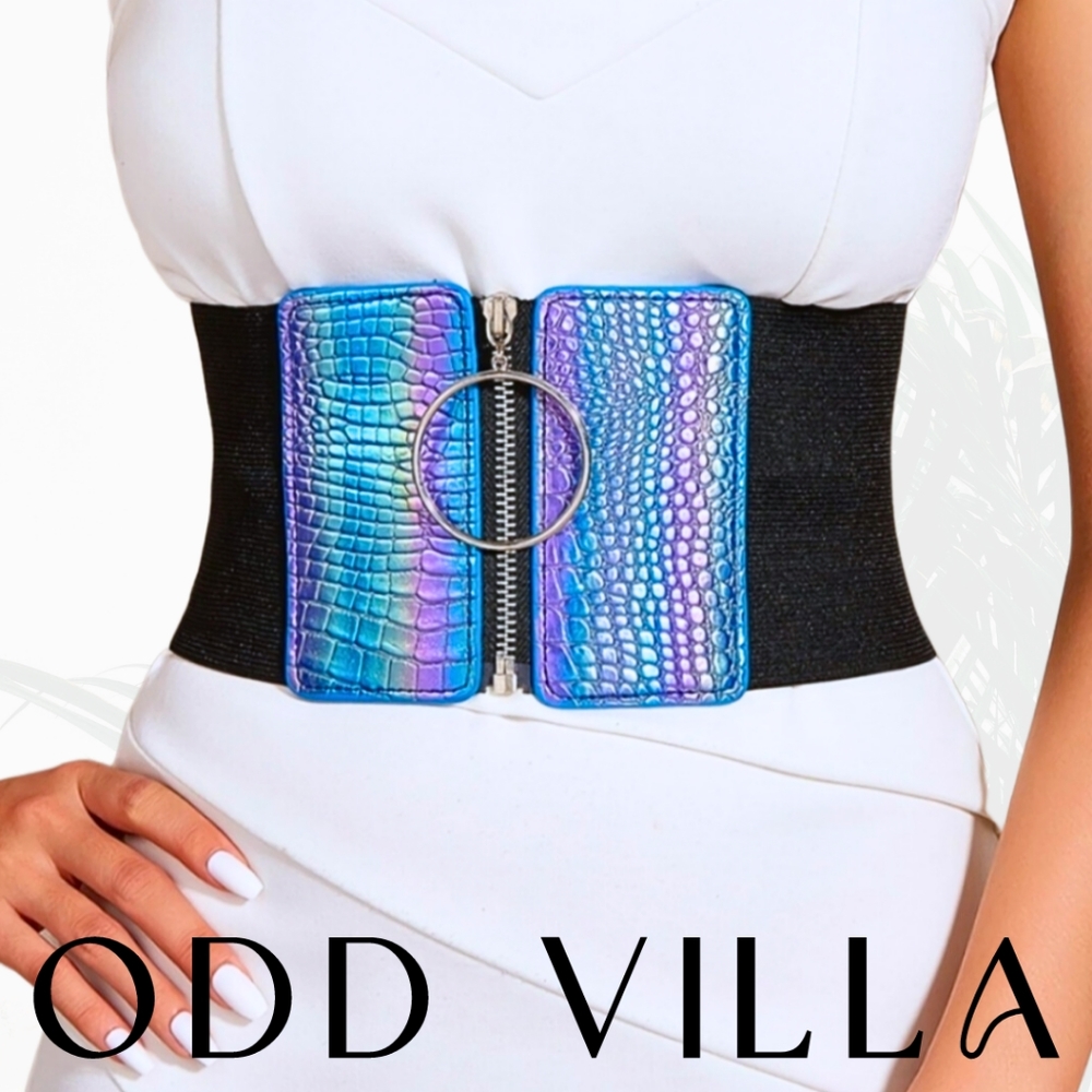 ☄️ Iridescent Snakeskin Belt - Picture 5 of 7